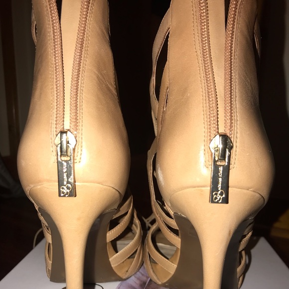 Jessica Simpson Nude Strappy Heels - Picture 3 of 8